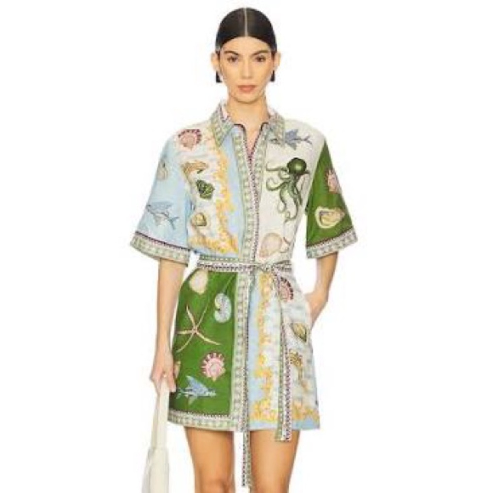 Alemais Bathhouse Mini Dress